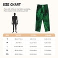 thumbnail image 4 of Bixox Women's Green Leave Fern Patterned Pajama Pants Loungewear, 4 of 5