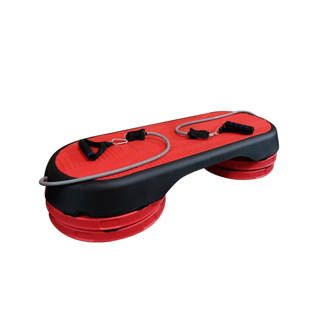 Banco Step Aeróbico Tayga color rojo con negro