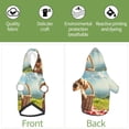 thumbnail image 6 of Honeii Adorable Puppy Basket Print Small Dog Hoodies Pet Hooded Sweatshirts Fall Winter Puppy Cat Sweaters Warm Clothes for Small Dogs Outfits Costume-Large, 6 of 7