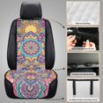 thumbnail image 6 of CHAQLIN Vintage Floral Pattern Airbag Compatible Car Seat Covers for Most Cars, Polyester Machine Washable Car Front Seat Covers Quilted Protective Cover, 6 of 7