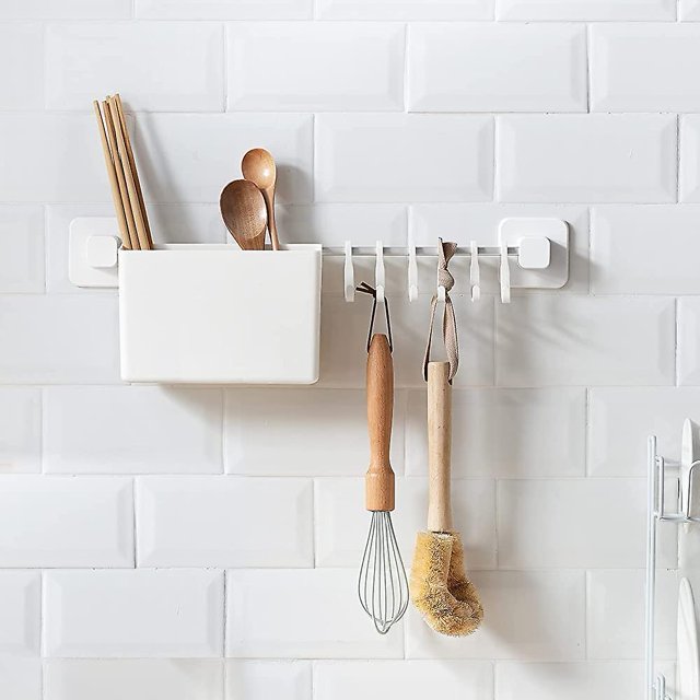 Soportes de gancho de pared CARBONLIKE. Organizador de utensilios de cocina y utensilios. Utensilio de cocina Gancho Portaherramientas Ingenio ZefeiWu 8390605372902