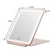 thumbnail image 2 of LED Travel Mirror for Travel, Three Color Modes Light Beauty Mirror, Dormitory Makeup Mirror, Portable Foldable Three-Color Light Makeup Mirror, Pink, 2 of 4