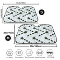 thumbnail image 3 of Balery Sea Turtle Print Car Windshield Sun Shade,Windshield Sunshade for Car Pickup Truck SUV Accessories-Small, 3 of 7