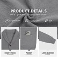 thumbnail image 5 of Iceglad Men's Shawl Collar Cardigan Sweater Button Down Long Sleeve Knitwear Casual Knit Sweater with Pockets for Fall Winter, 5 of 8