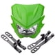 thumbnail image 1 of Faros delanteros universales para motocicleta, luz de carenado, cara de fantasma para motocicleta todoterreno, color verde, 1 of 5