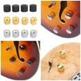 thumbnail image 2 of 4Pcs Electric Guitar Bass Knobs Volumes Tone Control Knobs Potentiometer Caps Metal Dome Knobs Guitar Parts Enduring, 2 of 9
