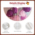 thumbnail image 3 of Bingfone Christmas Tree Skirt Mat Christmas Decoration Interior 48" -Purple And Pink Tulip Bouquet, 3 of 6