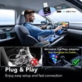 thumbnail image 4 of 2026 Upgraded 2-in-1 Wireless CarPlay Adapter for Apple iPhone & Android, Plug and Play, Realtek 8730E Chip Fast&Stable Connection & No Latency, Wired to Wireless Adapter, USB-A/Type-C Port, CM101, 4 of 9