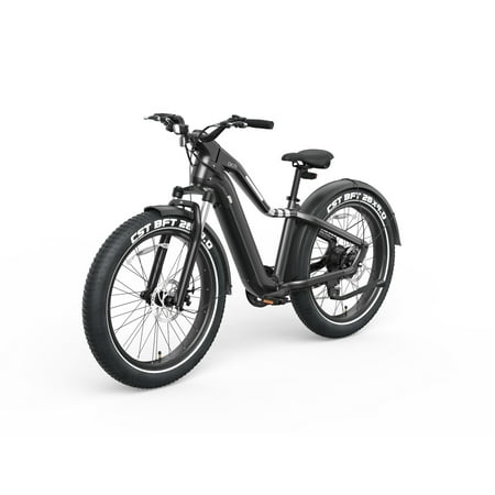 OKAI - Ranger Electric Bike w/ 45 Miles Max Operating Range and 28 mph Max Speed - Midnight Black