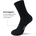 thumbnail image 2 of Crew Socks Women Running Hiking Thick Cushiones Athletic Socks 5-6 Pairs, 2 of 5