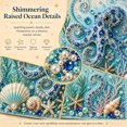 thumbnail image 4 of Ocean Theme Pearl Art DIY Kit, Octopus DIY Pearl Painting Set, Sparkling Coastal Wall Decoration with Octopus Diamond Pearl Art for Beach Enthusiasts, 4 of 9