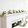 thumbnail image 1 of Spring Rattan Artificial Green Vine Garland For Home Outdoor Wedding, 170 cm Length, Plastic Simulated Flower Decorative Rattan, Low Maintenance UV Resistant, Year Round Decor For Tables, 1 of 9