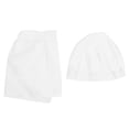thumbnail image 2 of Herwey Baby Chef Outfit Infant White Apron Hat Set Cooking Costumes Photography Props, 2 of 8