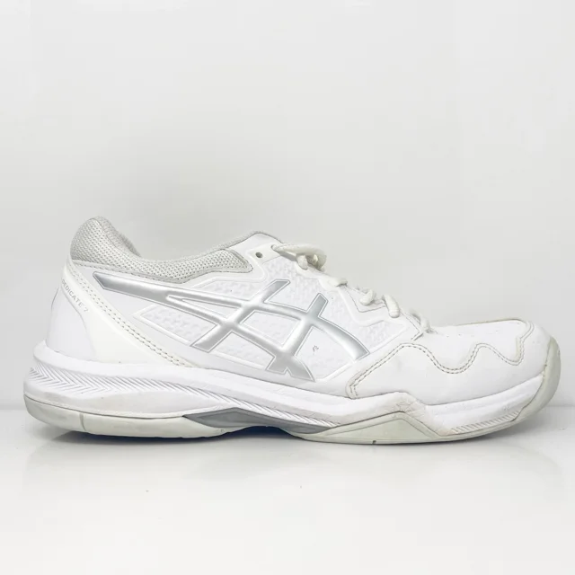 Asics Womens Gel Dedicate 7 1042A167 White Running Shoes Sneakers Size 8.5