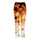 thumbnail image 4 of ICHUANYI Clearance Women's Casual Pocket Slim High Elastic Waist Print Sports Cotton And Linen Pants(Orange, S) ICHUANYI WER2023081207035, 4 of 5