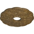 thumbnail image 3 of Ekena Millwork 17 7/8"OD x 3 7/8"ID x 1"P Terrones Butterfly Ceiling Medallion (Fits Canopies up to 3 7/8"), Hand-Painted Rubbed Bronze, 3 of 6