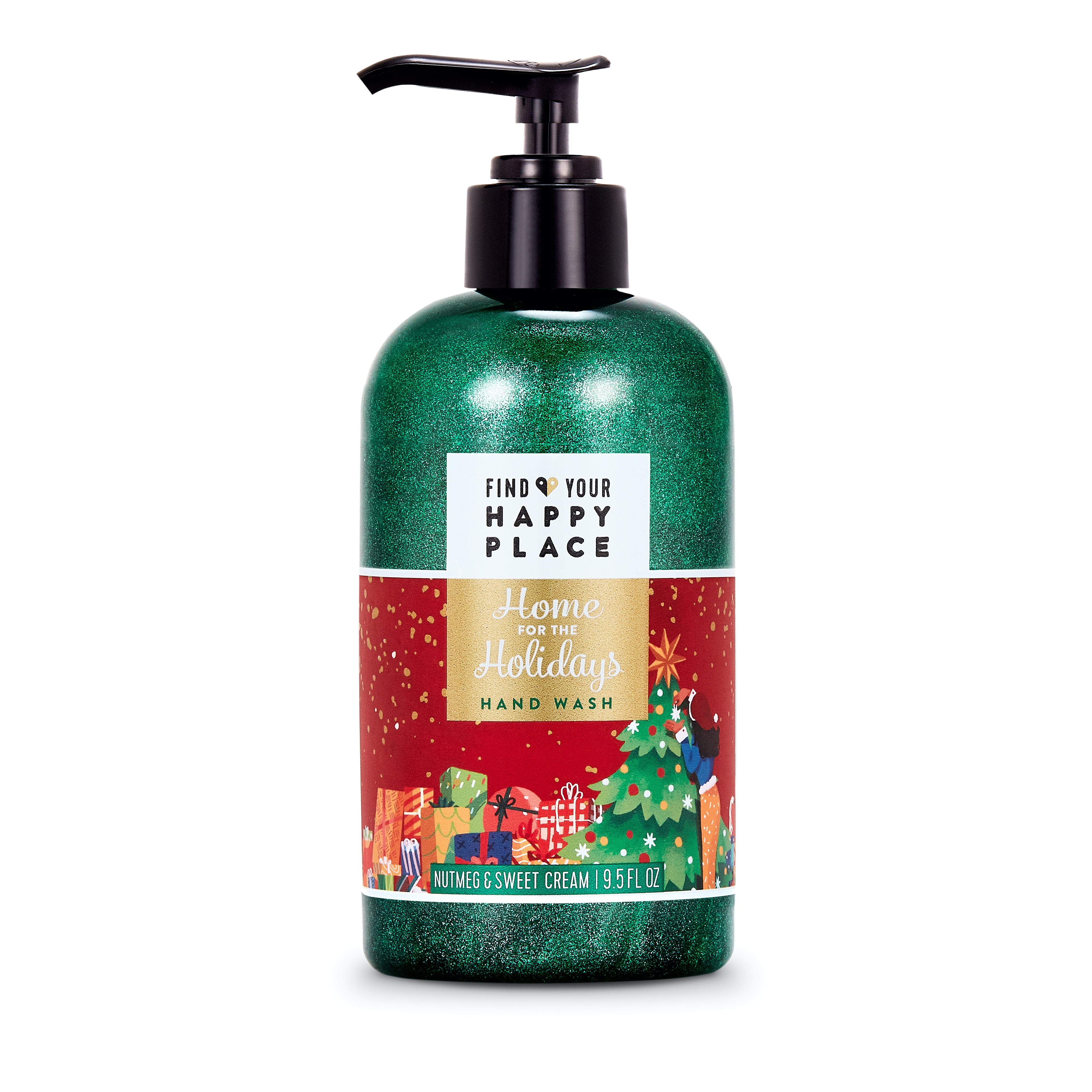 Find Your Happy Place Liquid Gel Hand Wash Home For The Holidays Nutmeg ...