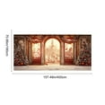 thumbnail image 3 of PRETXORVE Christmas Decorations, Christmas Decor, Extra Large Garage Door, Outdoor Holiday Party, Festive Hanging Background for Front Porch and Courtyard Use, 3 of 6