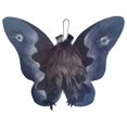 thumbnail image 1 of Halloween Exquisite Plush Gothic Moth Prussian Home Exquisite Pendant Decoration, 1 of 5