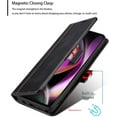 thumbnail image 3 of Flip Case for Moto G 5G 2022,Flip Fold Leather Wallet Case with RFID Blocking Credit Card Slot and Kickstand Magnetic Closure Protective Cover for Motorola Moto G 5G 2022 (Black), 3 of 17