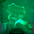 thumbnail image 2 of Anime Du I Night Light 3D LED Illusion Lamp with 16 Color Remote Control Children's Bedroom Decorative Light -- Black Seat, 2 of 5