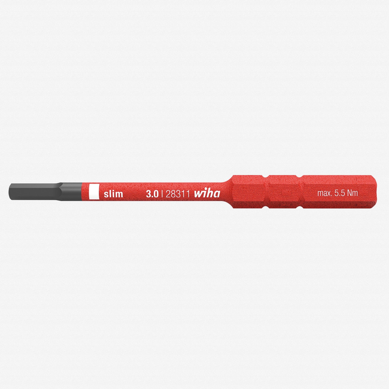 Wiha 28336 4.0 x 75mm Insulated Slim Hex Torque Screwdriver Blade