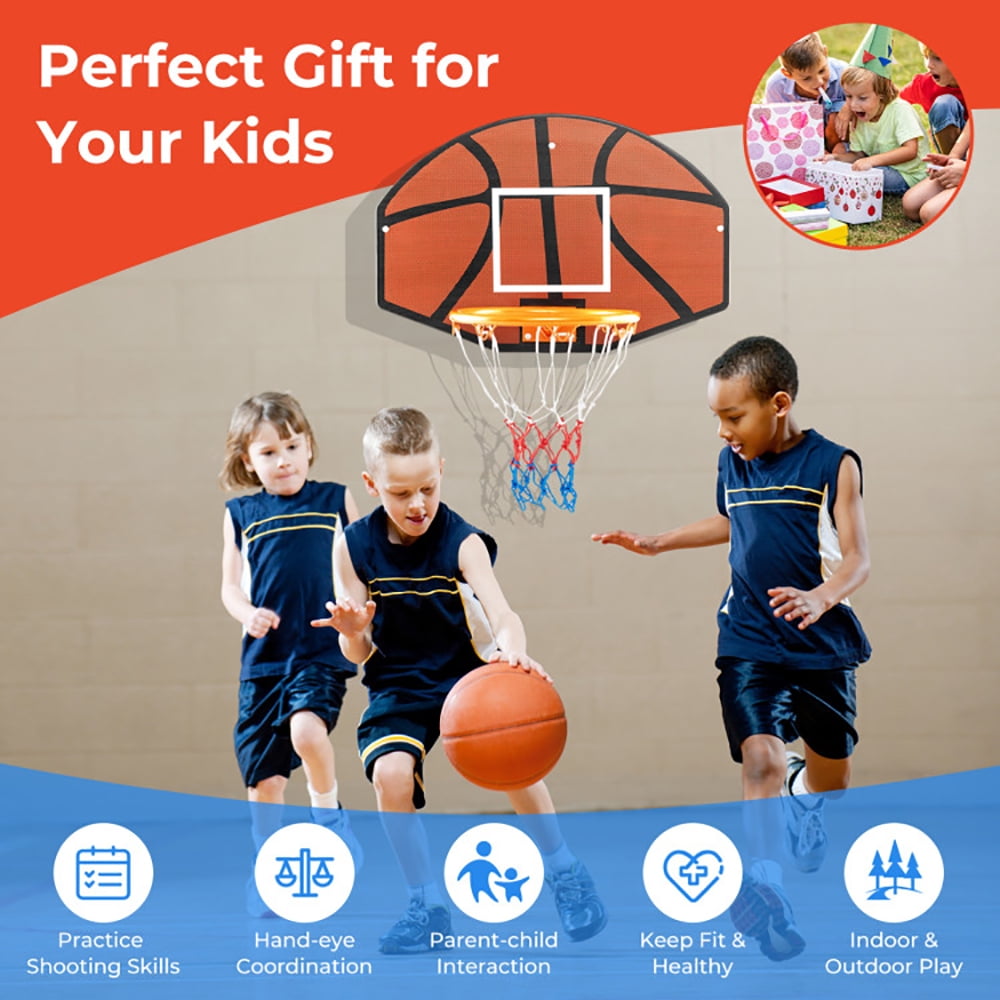 Kadyn Basketball Hoop,Basketball Hoop System, Basketball Stand System,Basketball Rack,Indoor Outdoor Basketball Games with Large Shatter-proof Backboard