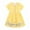 Yellow, variant on Baby Girl Dress Little Girls Summer Casual Cotton Dress Cartoon Print Short Sleeve T Shirt Dresses Toddler Girl Dress Yellow 5 Years-6 Years