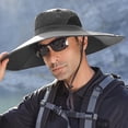 thumbnail image 5 of Harhinhe Sombreros de Sol de ala Ancha Sombrero de Cubo Transpirable para Pesca, Senderismo, Camping, 5 of 5