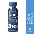 thumbnail image 2 of Chobani 20G Protein Low-Fat Greek Yogurt Drink Cookies and Cream 10 fl oz Bottle, 2 of 10