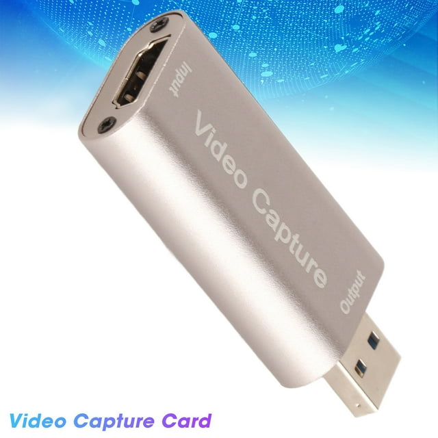 Dvd HD Multimedia Interface Video Capture Card 4K 60Hz HD Multimedia Interface to USB3.0 Video Capture Device for DVD/Camera Record