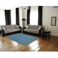 thumbnail image 2 of Feizy Brixton Modern Herringbone, Blue, 6'7" x 9'6" Area Rug Easy Care Stain Resistant Fade Resistant Casual Geometric Design Carpet for Living Dining Bed Room, 2 of 5