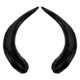 thumbnail image 1 of EXHUMKY 1Par Cuernos De Búfalo Negros Para Headdress De DIY Fiesta, 1 of 8