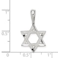 thumbnail image 2 of 925 Sterling Silver Star of David Charm Pendant, 2 of 5