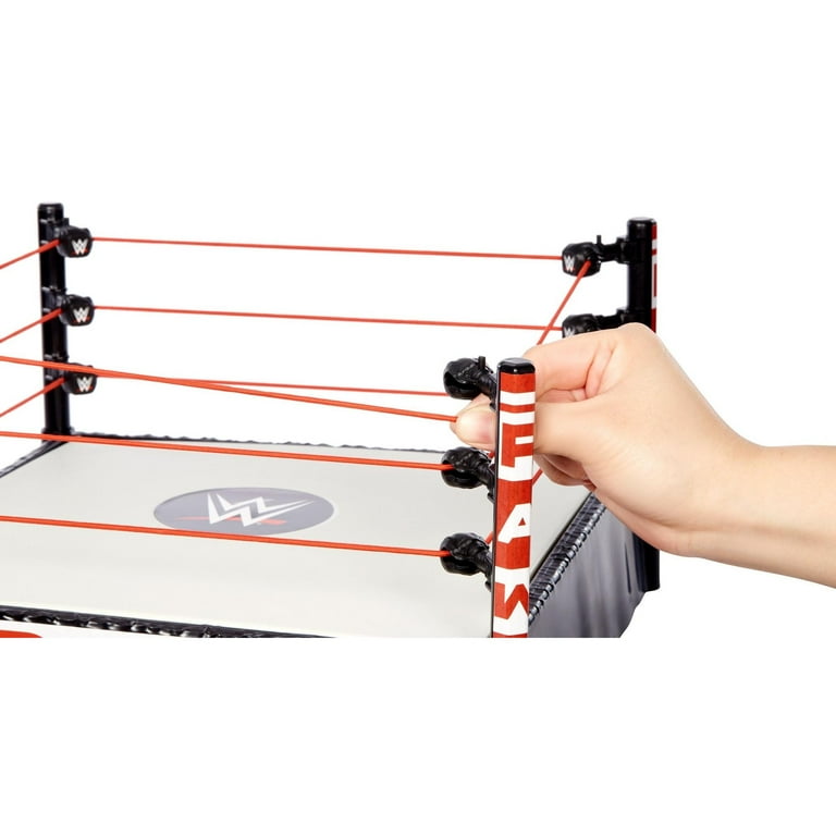 WWE Superstar Raw 14-inch Action Figure Ring with Authentic
