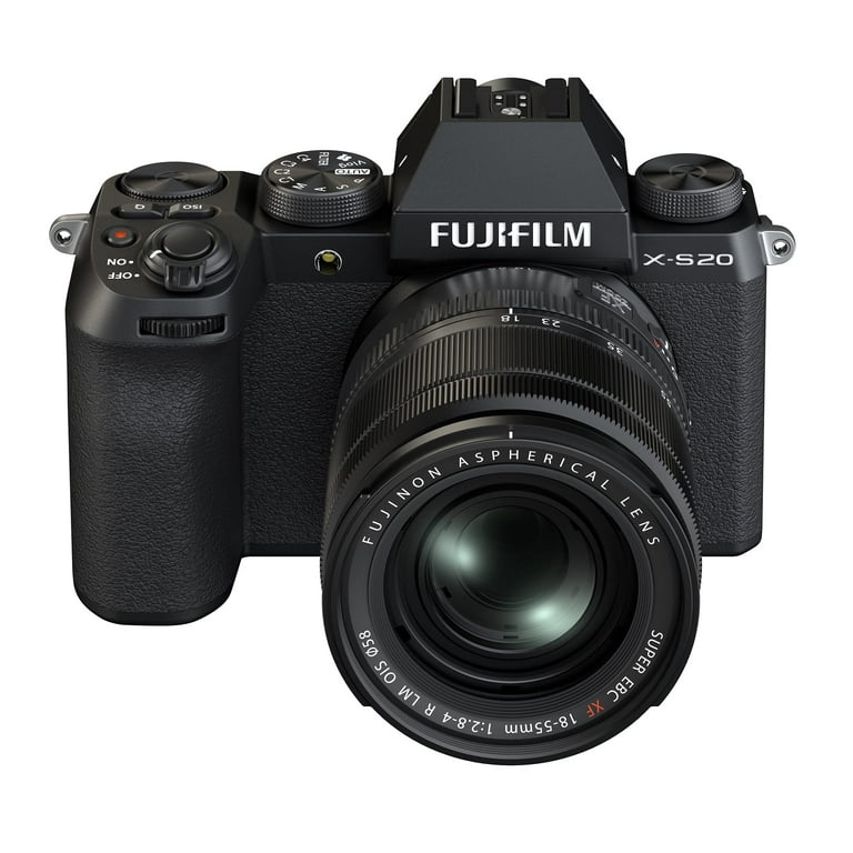 Compact Fujifilm X-S20 Digital Camera for Photography Shoot with XF18-55mm  F2.8-4 R LM OIS Lens (Black) - Walmart.com