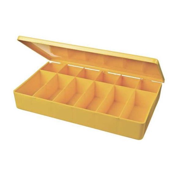 Flambeau Compartment Box,Snap Clip,Ylw,2 1/8 in M812