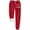 Red, variant on CFLVAEK I'm Colder Sweatpants for Women Sherpa Lined Thermal Winter Joggers Comfy Fleece Warm Pants with Pockets Casual Drawstring Waisted Sweatpant