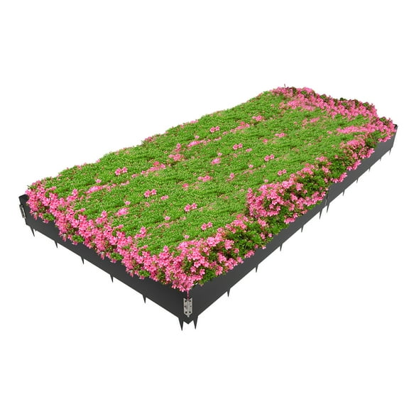 6 Pack Steel Landscape Edging Lawn Outdoor Garden Border 40'' L X 8.46" H