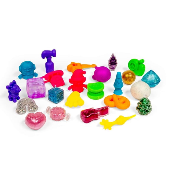 Refurbished Schylling NeeDoh Advent Calendar 2025, 24 Mini Sensory Squishy Toys, Hypoallergenic Thermoplastic Rubber, Assorted Colors and Shapes, Ages 3 and Up