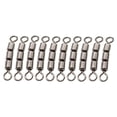 thumbnail image 4 of 10pcs/pack Fishing Triple Rolling Swivels For Carp Rigs Large Eye Connector 08, 4 of 8