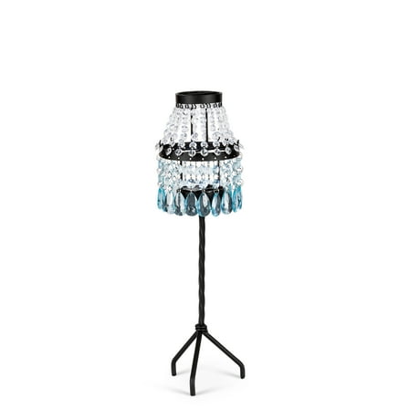 17.13 in H Solar Beaded Lamp