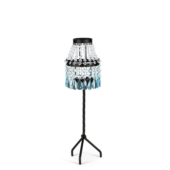 17.13 in H Solar Beaded Lamp