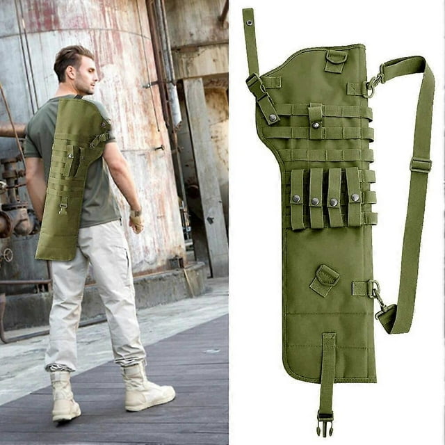 Molle Bag Nylon Rifle Gun Pouch Protector Cover Case Backpack for Outdoor Sports Multifunctional Waterproof Fishing Bag