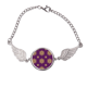 thumbnail image 1 of Tailandia Purple Golden patron decorativo Pulsera pulsera pulsera alas de ángel pulsera, 1 of 3
