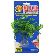 Zoo Med Betta Plants Window Leaf Plant [Habitat, Aquarium Supplies] 1 count