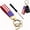 B-Gold, variant on US Flag Car Keychain, 360° Rotation American Flag Key Chain with Zinc Alloy Rings & Anti Lost D-Ring, Car Accessories