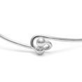 thumbnail image 3 of SuperJeweler B Initial Bangle Bracelets for Women with Cubic Zirconia Accent, 3 of 4
