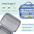 thumbnail image 2 of Wildkin Kids Insulated Lunch Box for Boy and Girls, BPA Free (On the Go Blue), 2 of 7