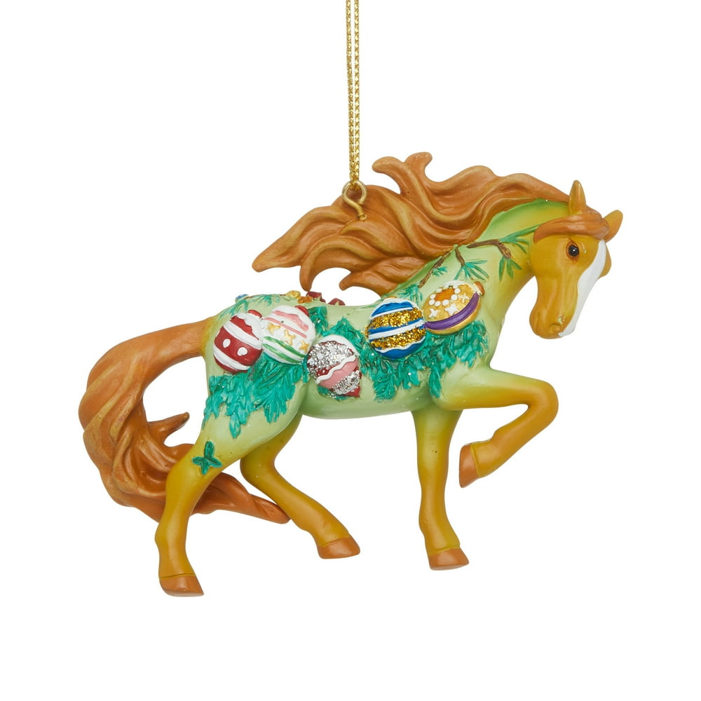 Vintage Christmas Horse Ornament Trail Of Painted Ponies New In Box